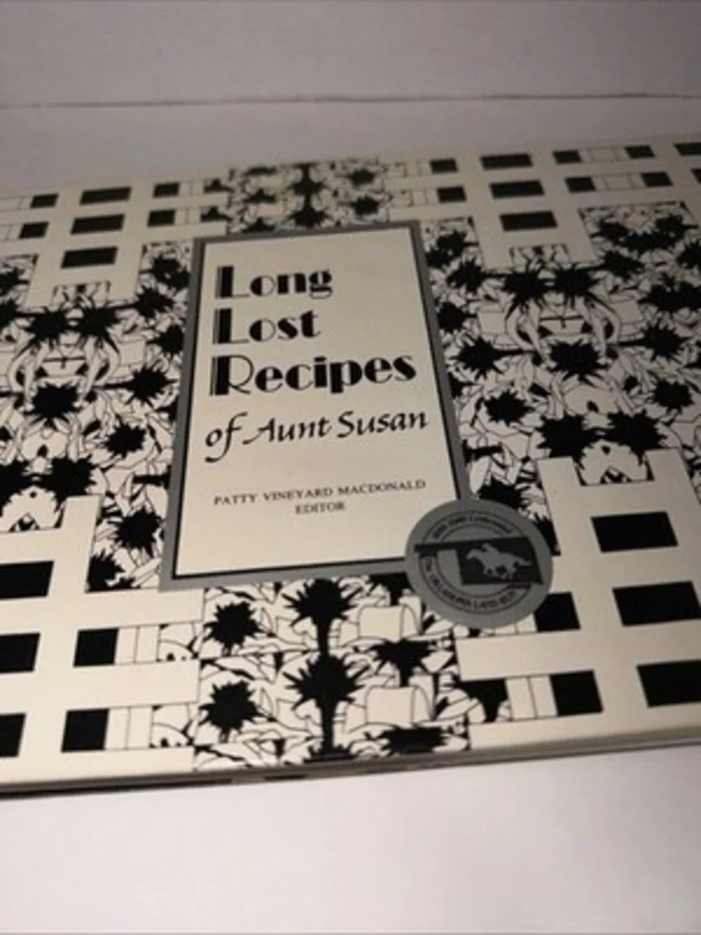 Vtg 1989 LONG LOST RECIPES OF AUNT SUSAN Cookbook Mid-Century OK History